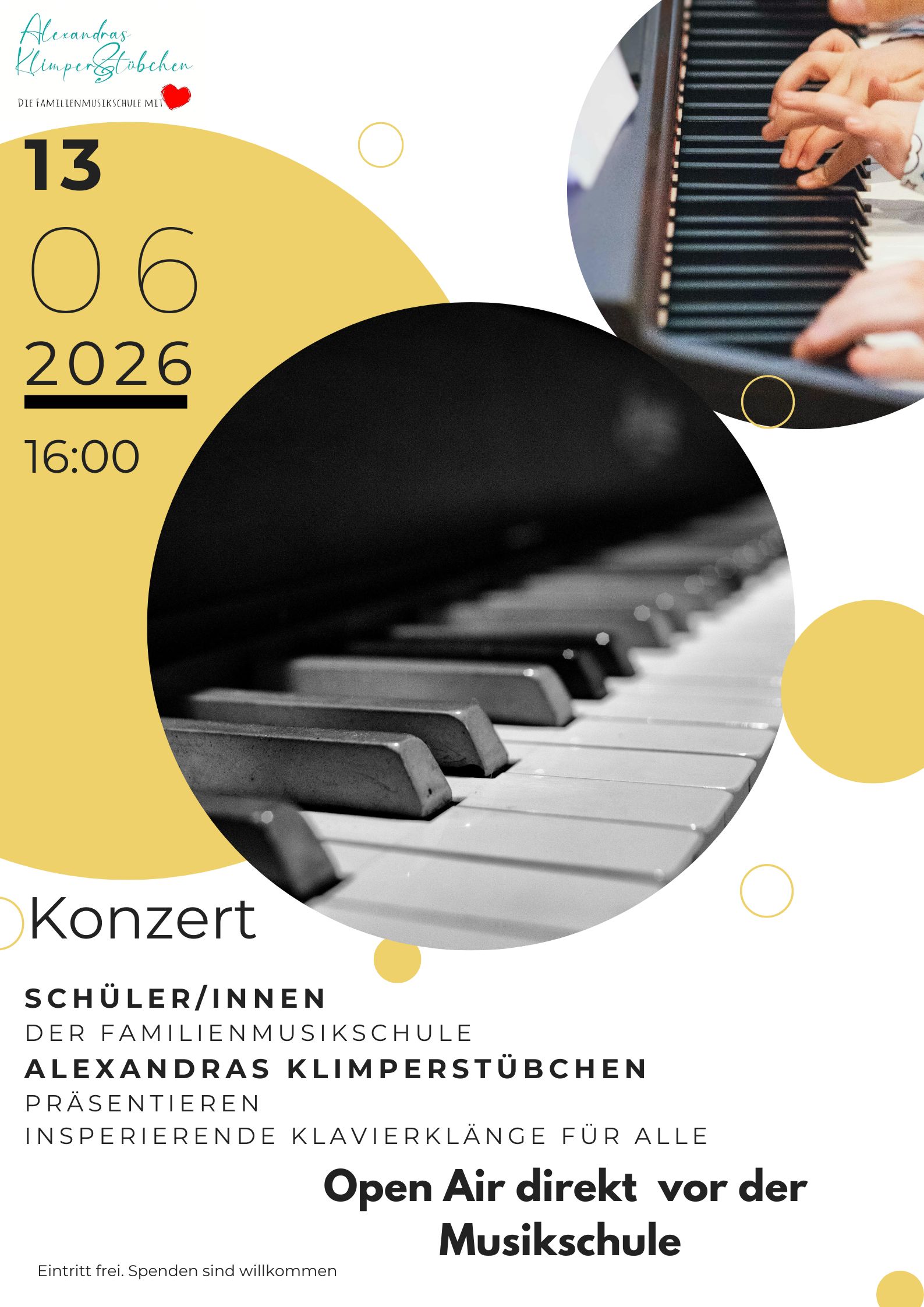 Kinder Konzert, Musik