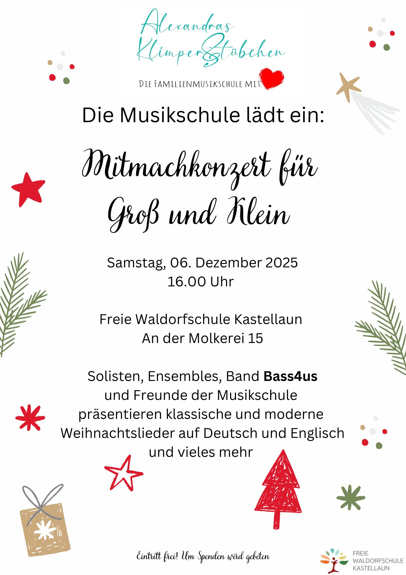 Mitmachkonzert für Groß und Klein