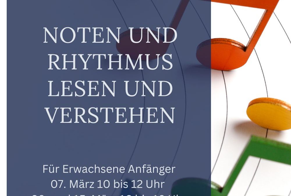 Noten und Rhythmus lernen